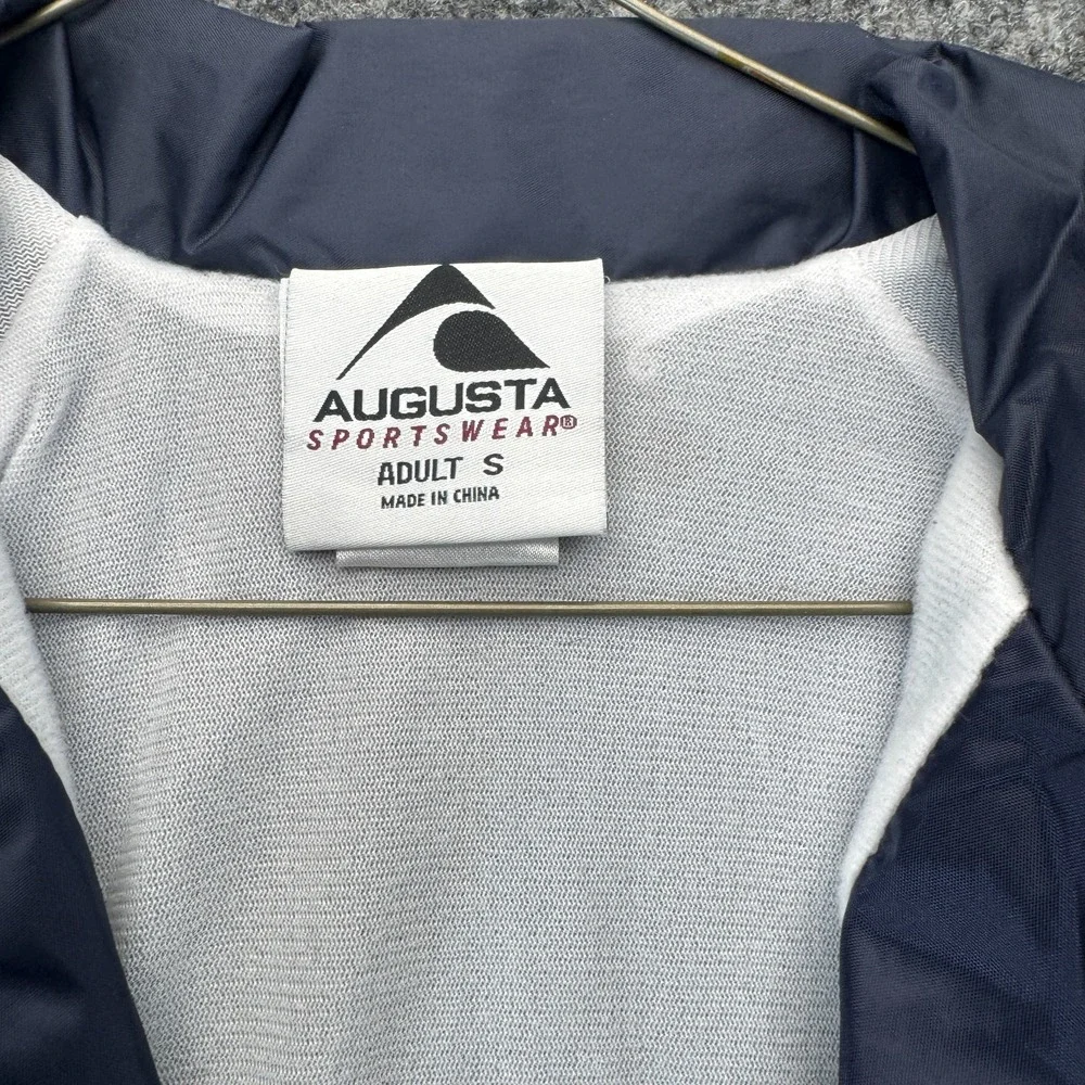 VTG 90s Los Angeles Coroner Coach Jacket Mens S Augusta Sportswear Navy Blue